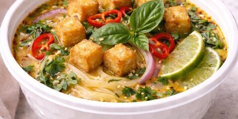 Thai Coconut Curry Noodle Bowl