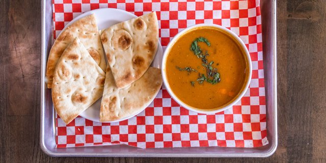 Lentil Soup & Pita Bread