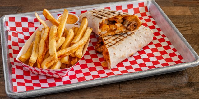 Algerian Merguez Breakfast Wrap