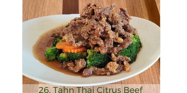 Tahn Thai Citrus Beef
