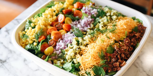 Large Pickle Bacon Ranch Salad