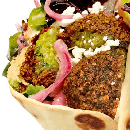 Jalapeño Falafel Wrap