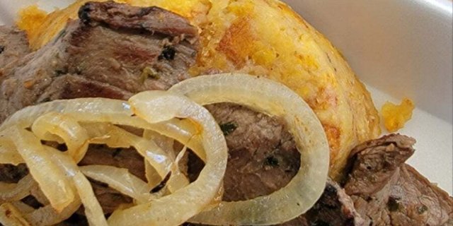 Palomilla Steak Mofongo