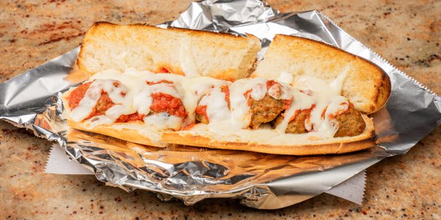 Meatball Parmigiana Hero