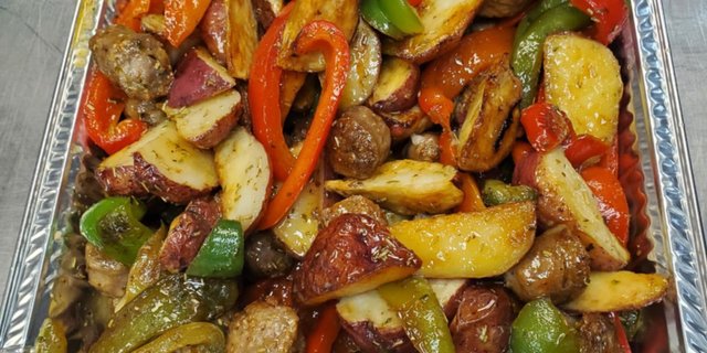 Sweet Italian Sausage w/ Peppers & Potatoes