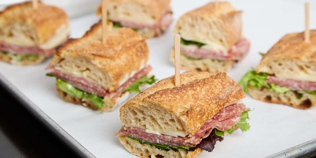 6 Sopressata & Provolone Mini Sandwiches