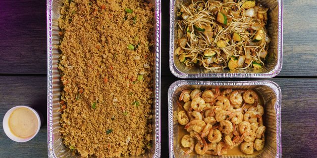 Shrimp Hibachi Platter
