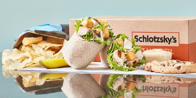 Caesar Salad Wrap W/ Chicken Lunch Box