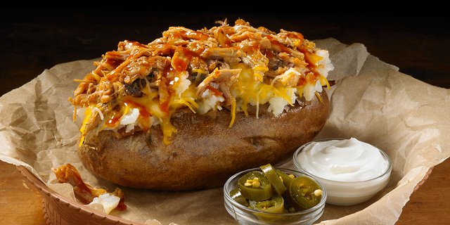 BBQ Pulled Pork Loaded Potato Boxed Lunch