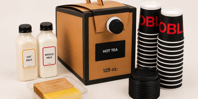 Hot Tea Box 128 Fl Oz