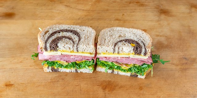 1) Pastrami & Swiss Sandwich Boxed Lunch