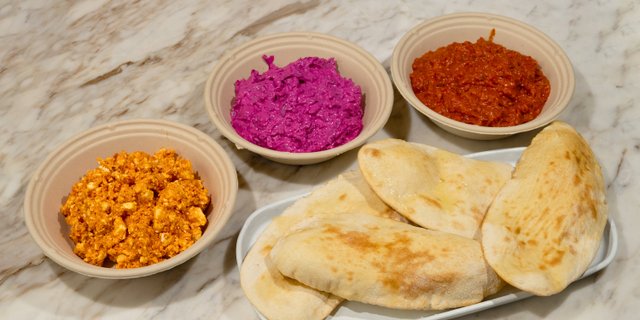 Trio Spreads & Bread