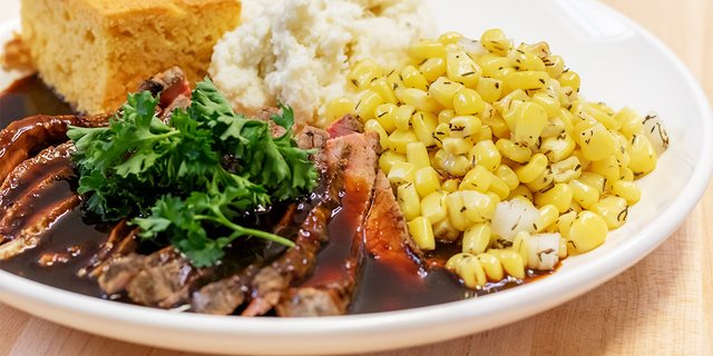 Grilled Molasses Flank Steak