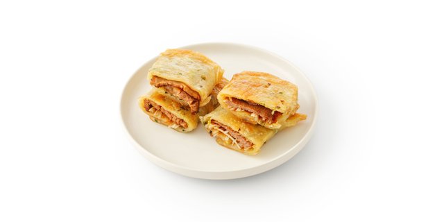 Scallion Pancake w/ Sliced Beef