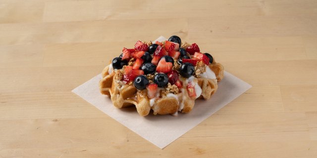 The Bowled Berry Waffles