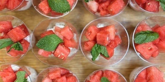 Watermelon & Feta Cups