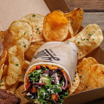 Veggie Hummus Wrap Half-Sandwich Box