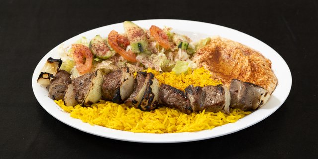 Beef Kebab Plate