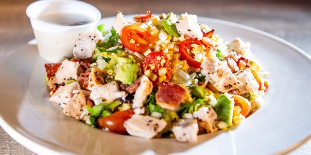 The Loaded Fried Chicken Salad