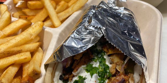 Chicken Shawarma Pita Sandwich