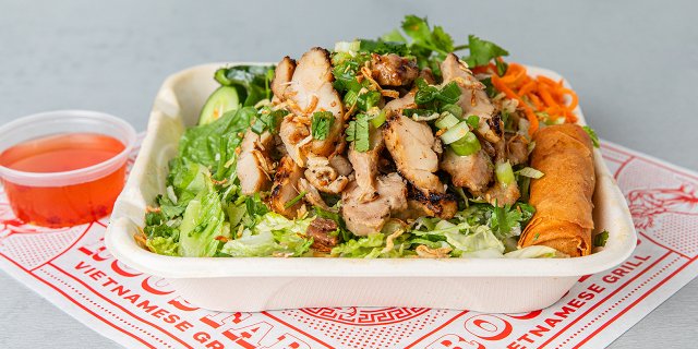 Grilled Lemongrass Chicken Salad Boxed Lunch