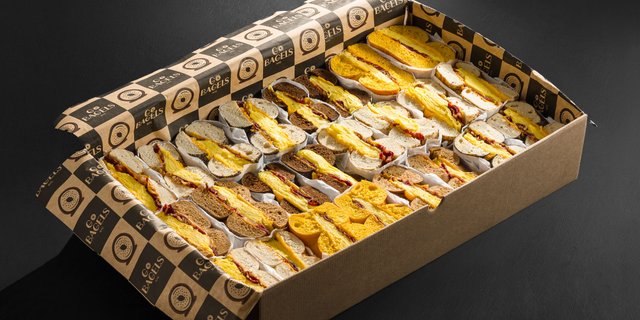 Bacon, Egg & Cheese Bagel Sandwich Box