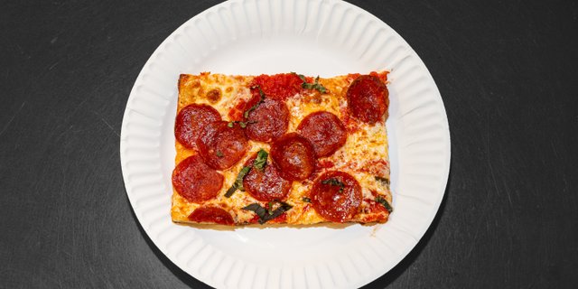 Square Grandma Pepperoni Pizza