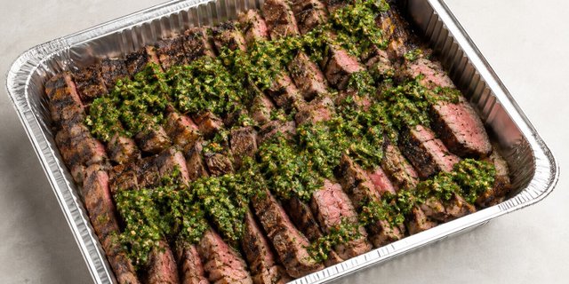 Grilled Sirloin Steak w/ Chimichurri