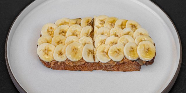 Almond Butter Banana Toast