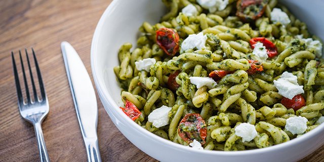 Gemelli w/ Pesto Sauce