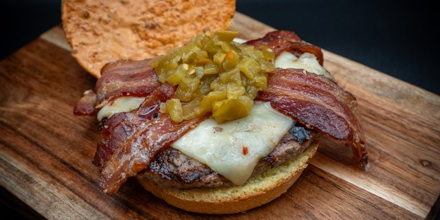 Green Chili Burger