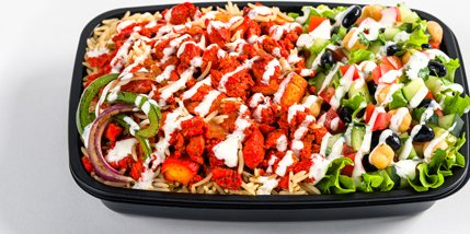Large Chicken Over Rice Package