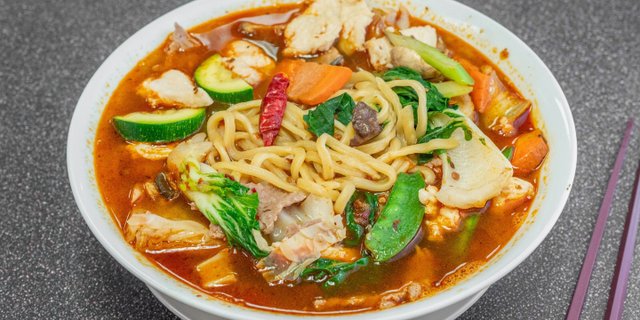 Spicy Combo Noodle Soup