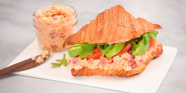 Pimento Cheese Croissant, Chip, & Brownie