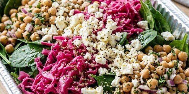 Chickpea Spinach Salad