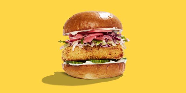Mediterranean Chickpea Sandwich