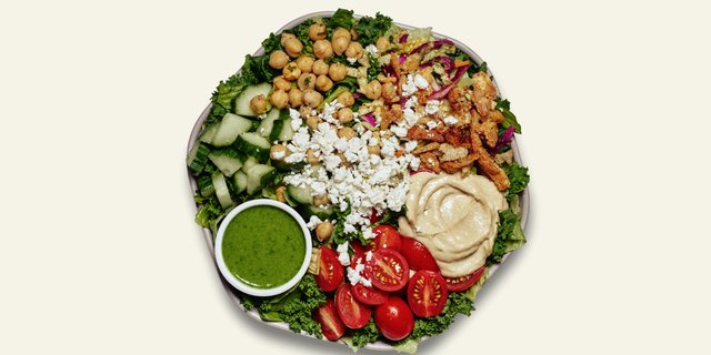 Hummus Crunch Salad