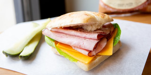 Ham & Cheddar Sandwich