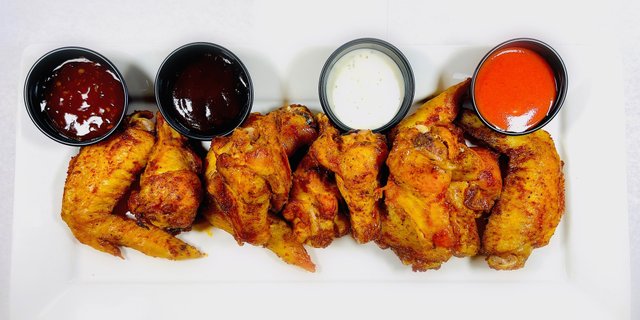Mango Habanero Wings Tray