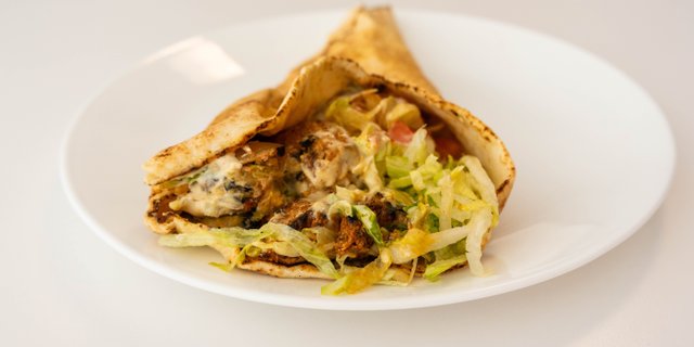 Chicken Kabob Wrap