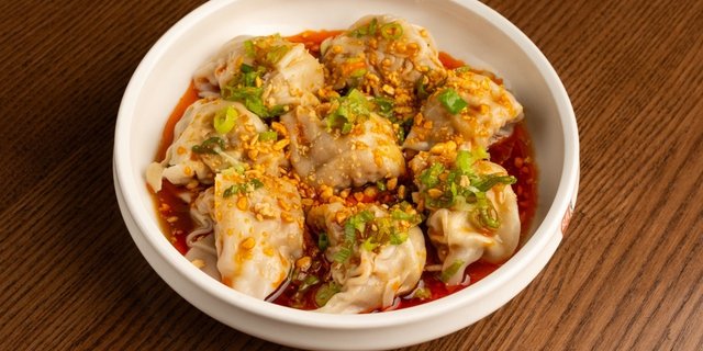 Shrimp Wontons In Chili Oil