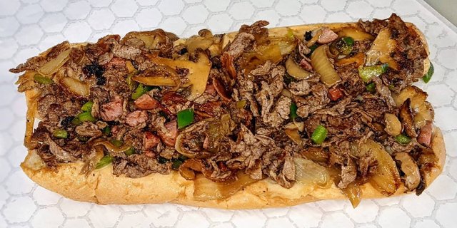 Beef Cheesesteak Platter