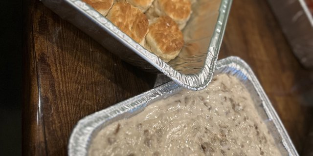 Biscuit & Sausage Gravy