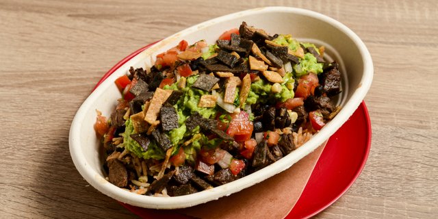 Taco Bowl Rajas Con Crema