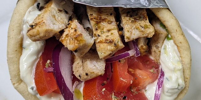 Chicken Gyro Pita Sandwich