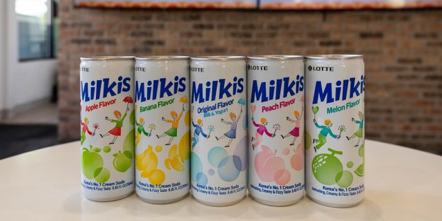 Assorted Individual Korean Sodas