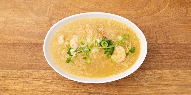 shrimp with crab sauce