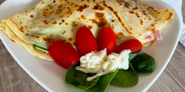 Ham & Cheese Crepe