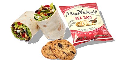 Greek Wrap Personal Lunch