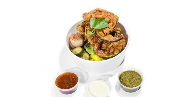 Fried Kabocha Bowl